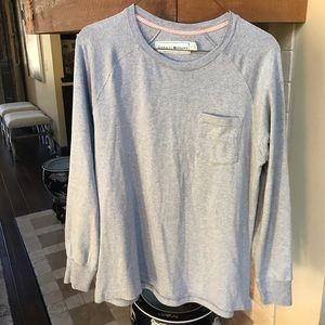 The Normal Brand Men’s Gray long sleeve Henley tee